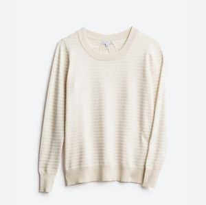 EIGHT 18 White and‎ biege sweater